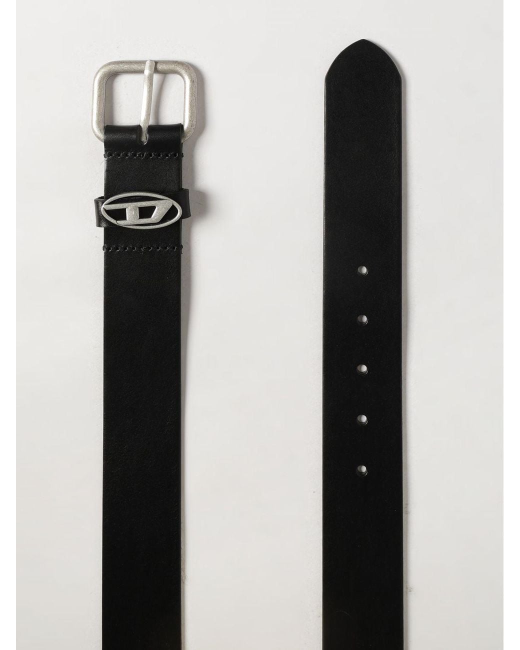 DIESEL Black Belt for men