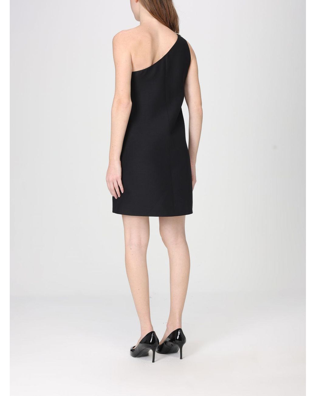 Valentino Black Crepe Couture Short Dress 36