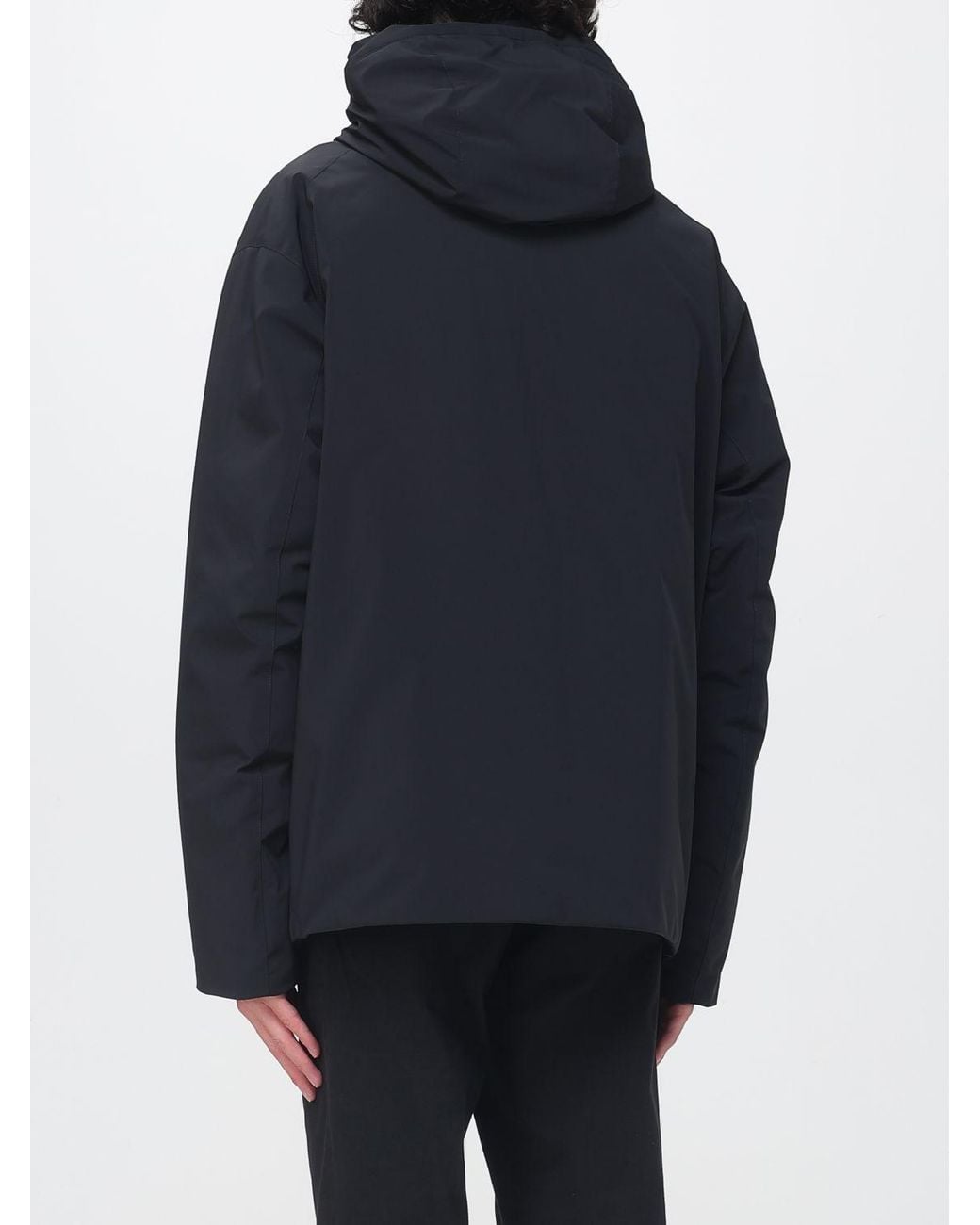 Herno Blue Hooded Puffer Jacket for men