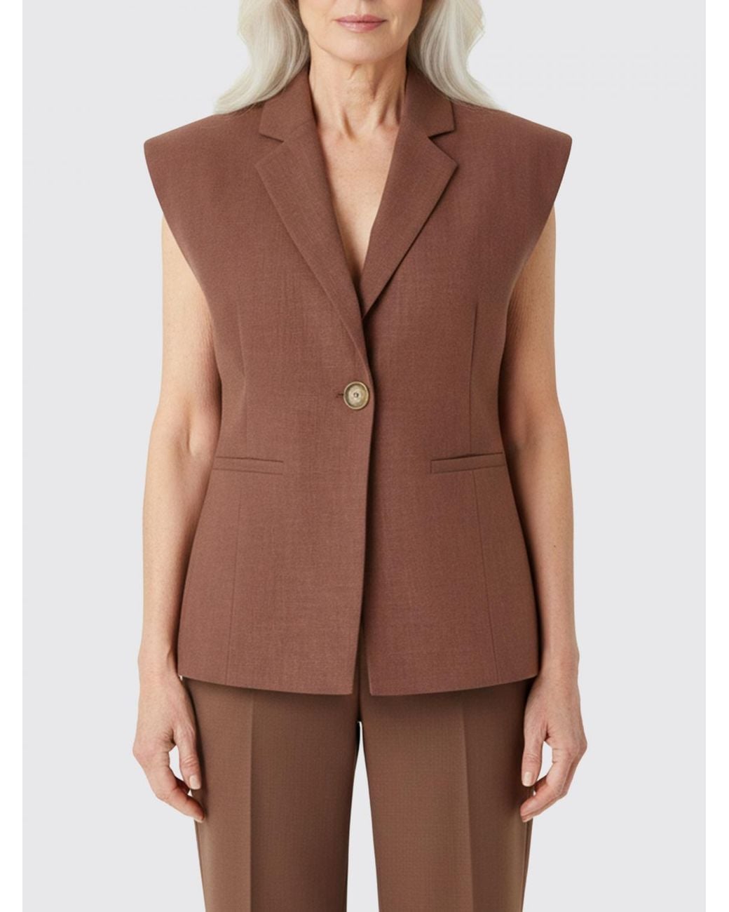 Pinko Brown Floella Vest