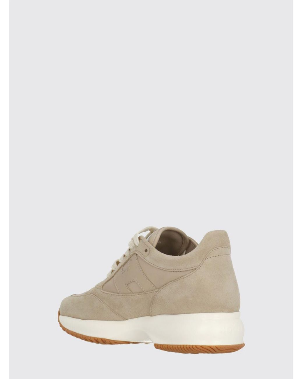 Hogan White Interactive Suede Sneakers