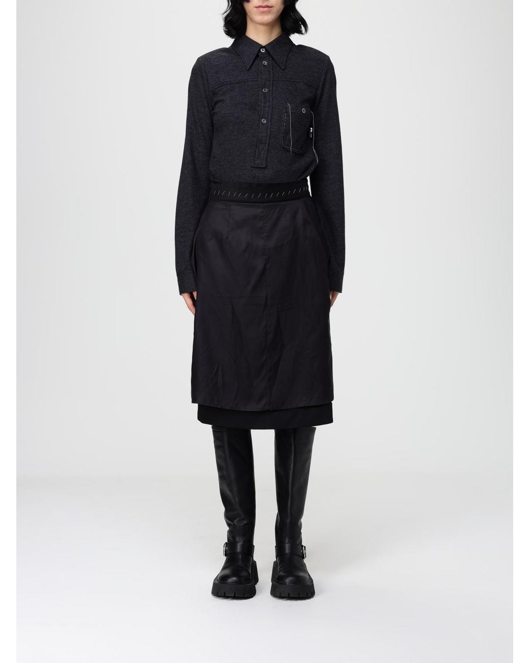 Maison Margiela Blue Kleid Damen