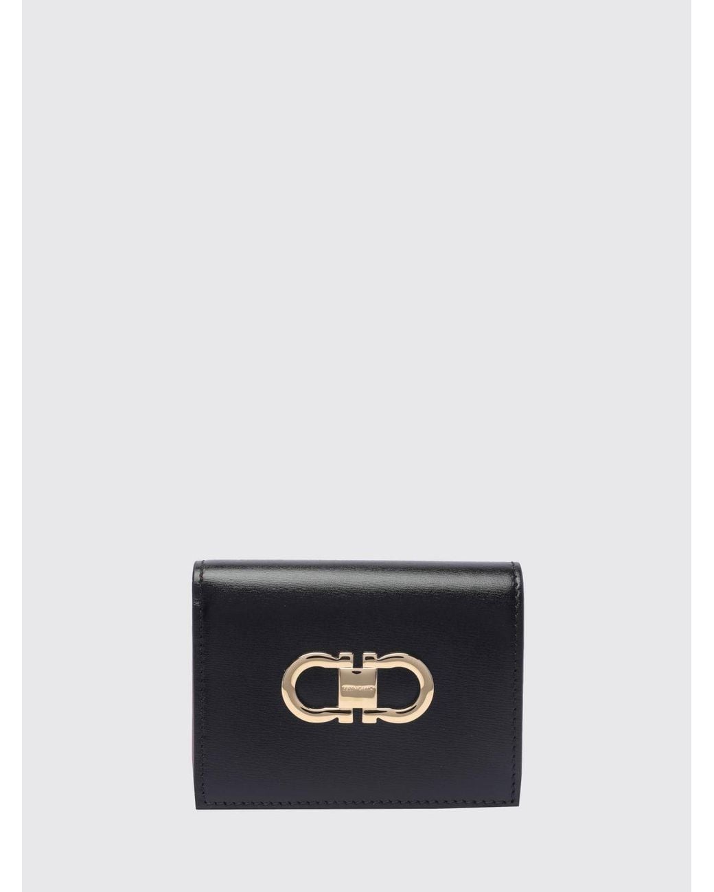 Portafoglio Bifold Gancini di Ferragamo in White