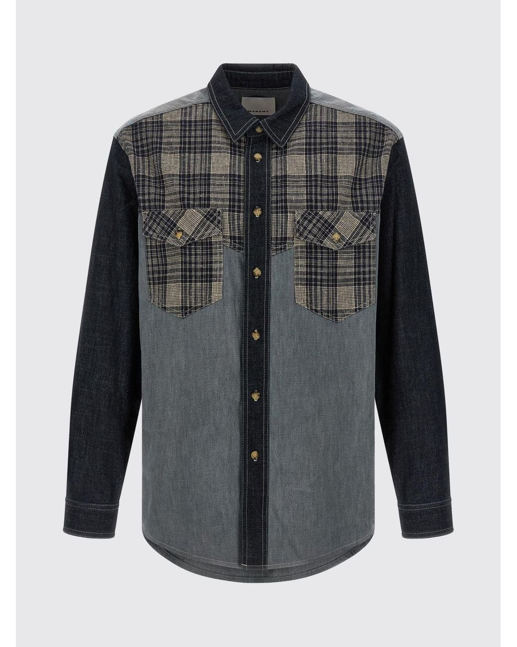 Isabel Marant Blue Shirt for men