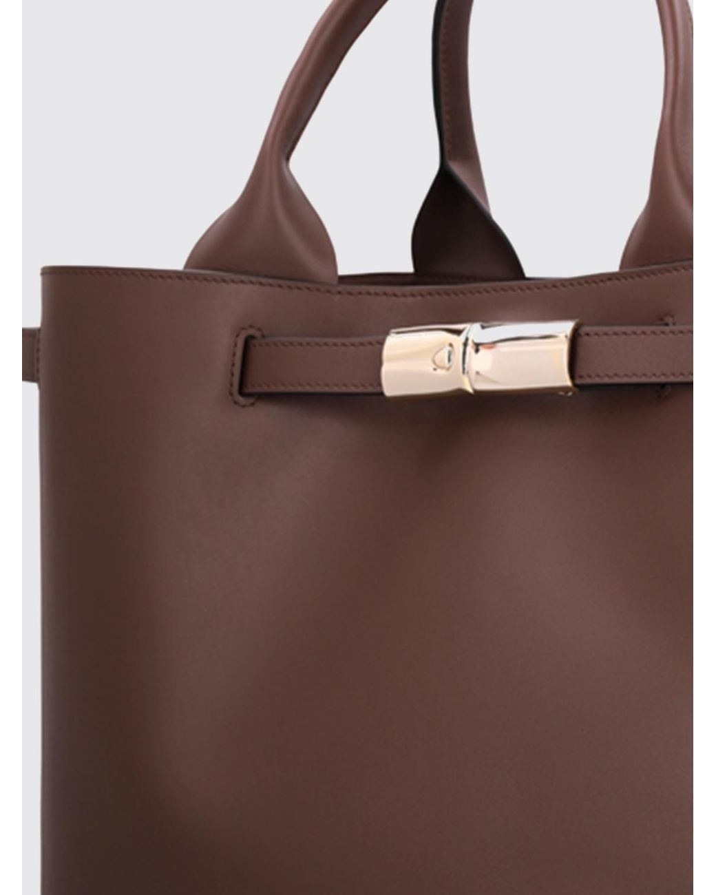 Longchamp Brown Mala De Mão Le Smart Bag
