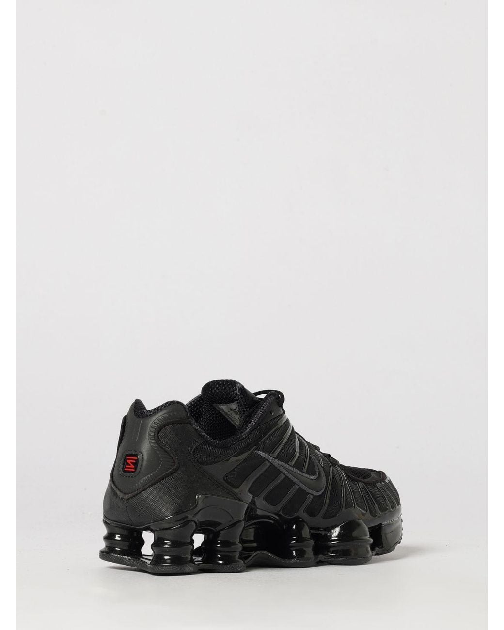 Nike Black Shox Tl Mesh Trainers With Iconic Swoosh Logo And Cushioned Sole for men