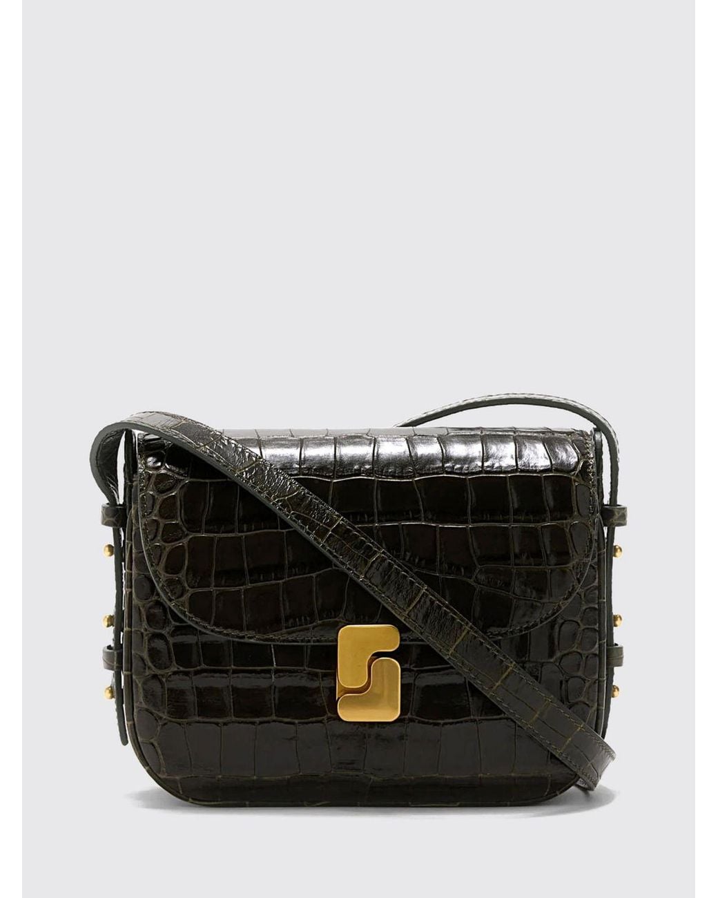 Soeur Black Shoulder Bag