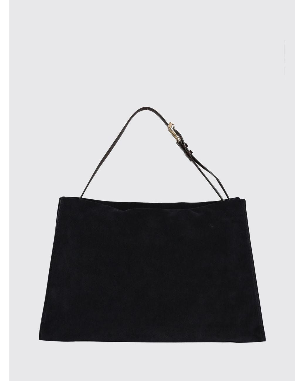 Orciani Black Large Trinity Shoulder Bag