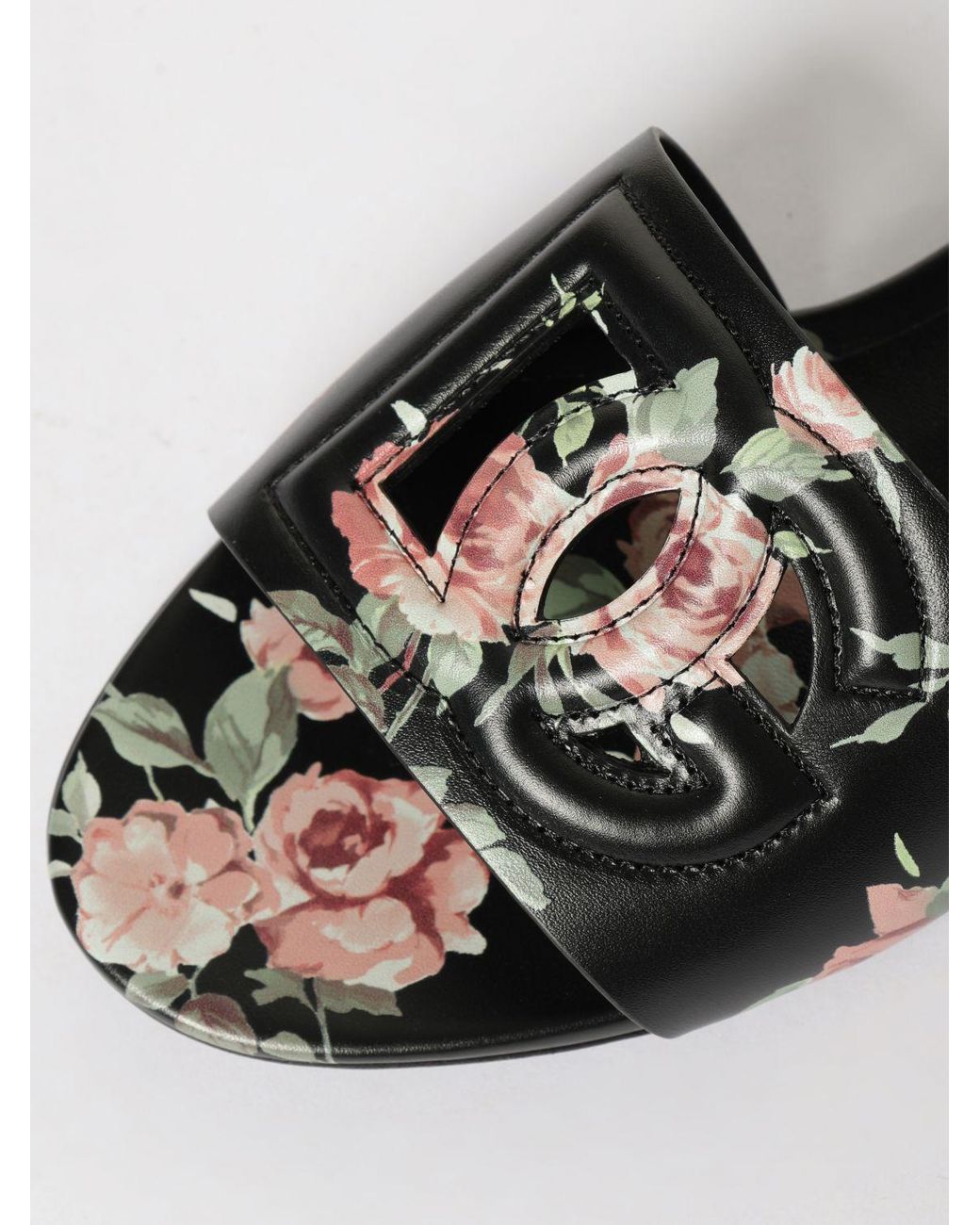 Dolce & Gabbana White Flache Sandalen Damen