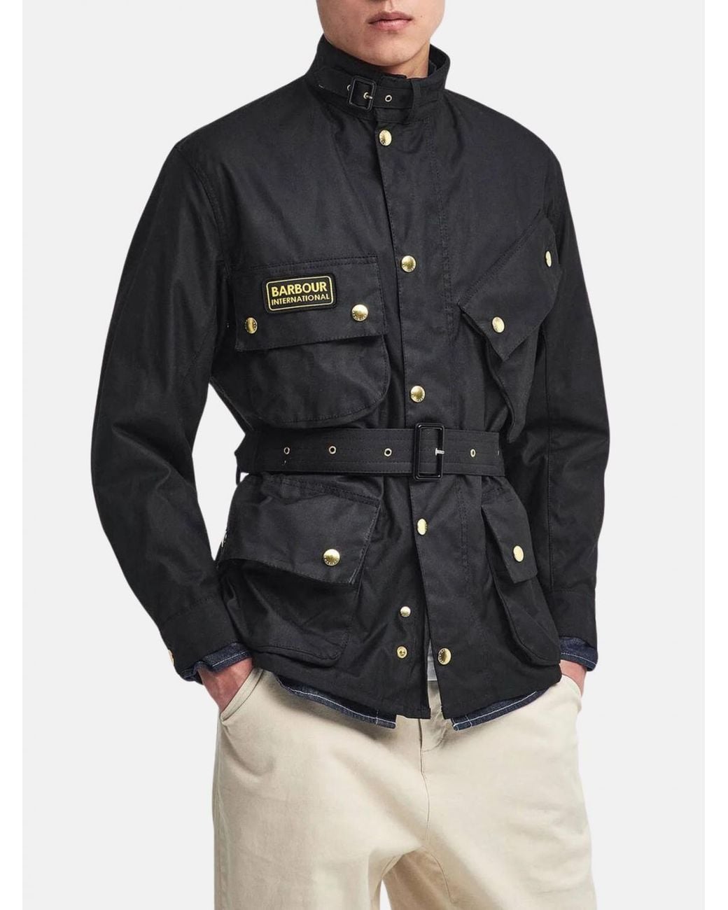 Giacca Utility di Barbour in Black da Uomo