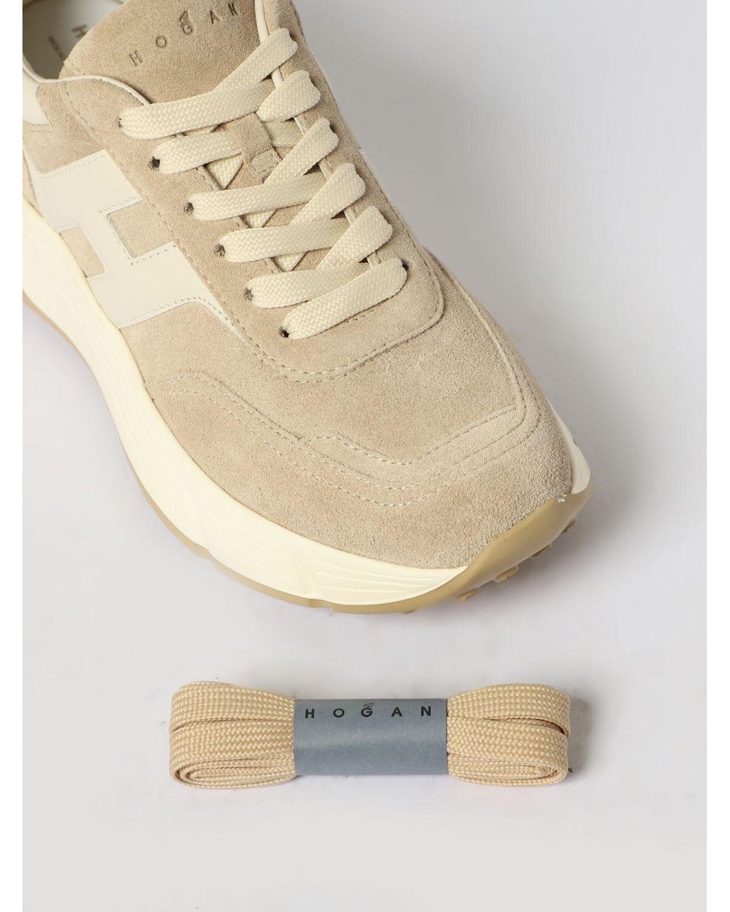 Hogan Natural Hi-Fi H669 Suede Sneakers