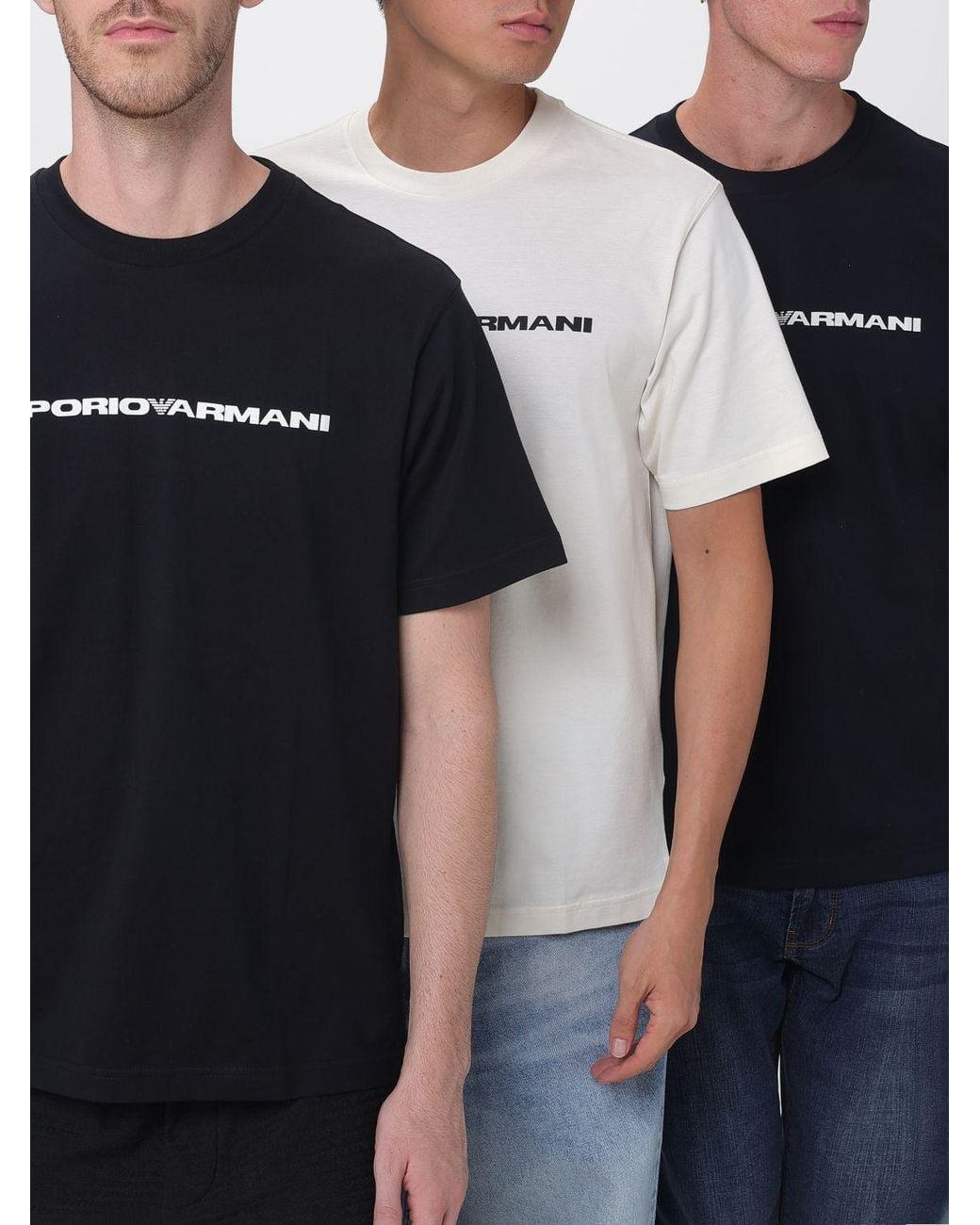 Emporio Armani Black Polo Shirt for men