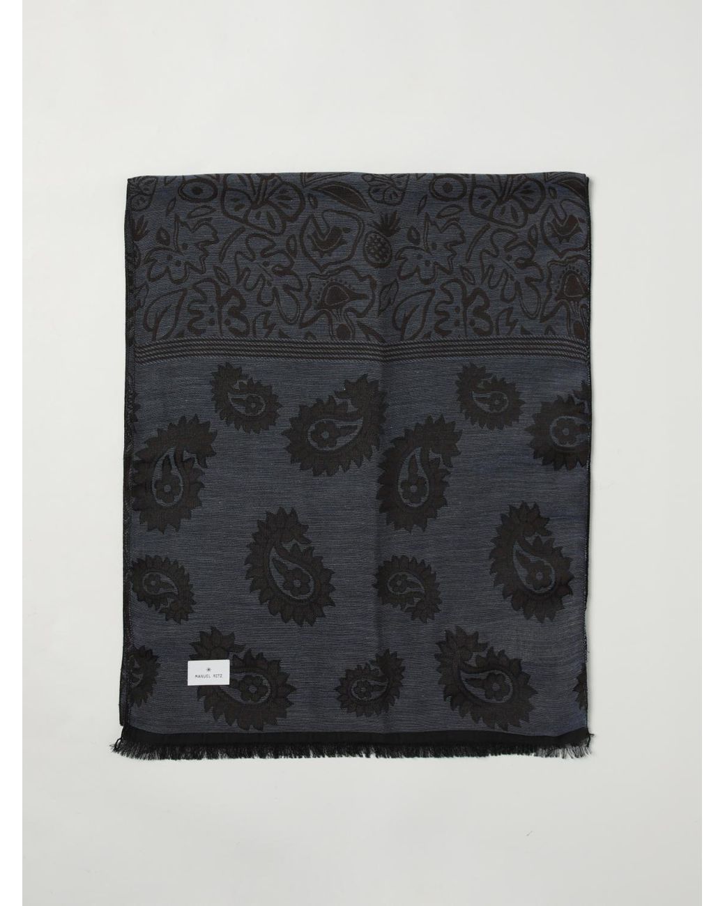 Manuel Ritz Black Scarf for men