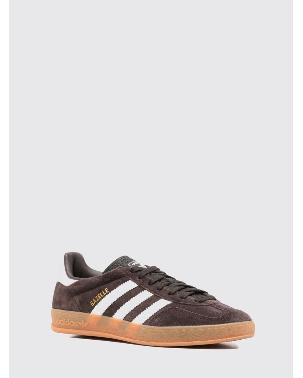 Adidas Originals Black Gazelle Indoor Suede Sneakers for men