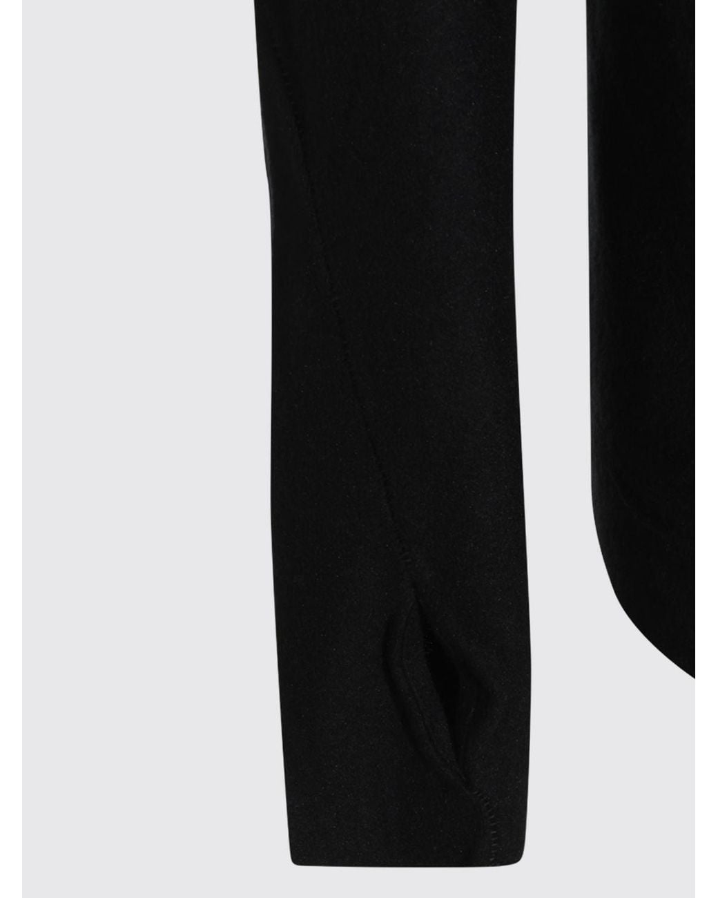 Thom Krom Blue Viscose Roll Neck Jumper With Ribbed Trims for men