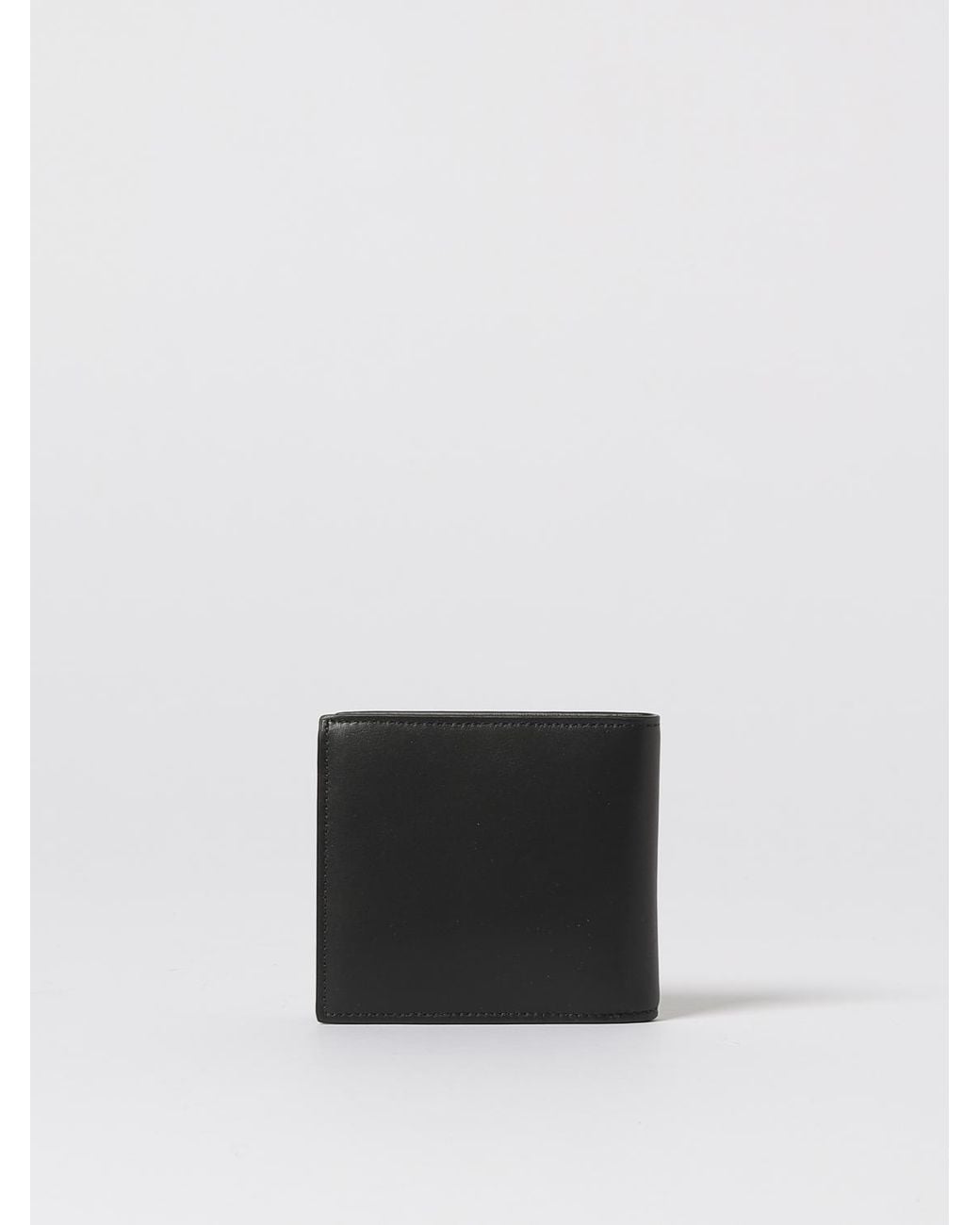McQueen White Leather Wallet for men