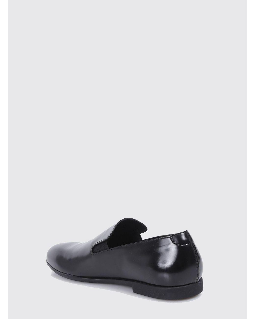 Jil Sander White Brushed Leather Loafers With Round Toe And Elasticated Inserts for men