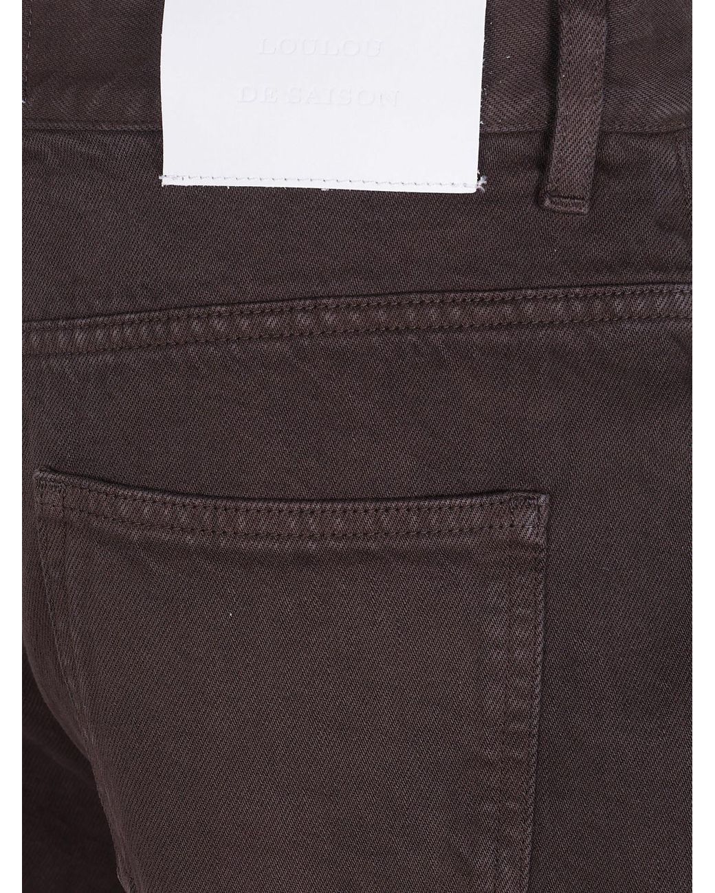 Loulou de Saison Red Samur High-Waisted Boyfriend Jeans