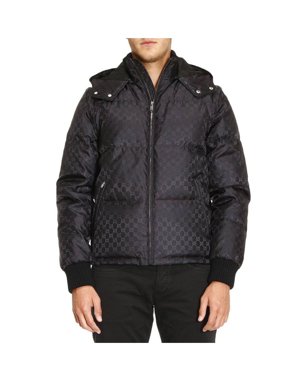 GUCCI Down jacket with detachable sleeves