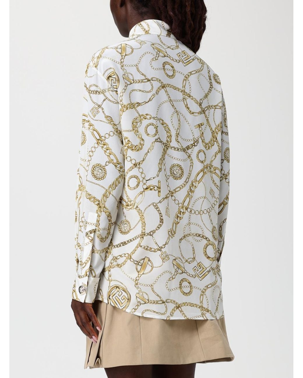 Camisa Mujer Balmain de color Natural