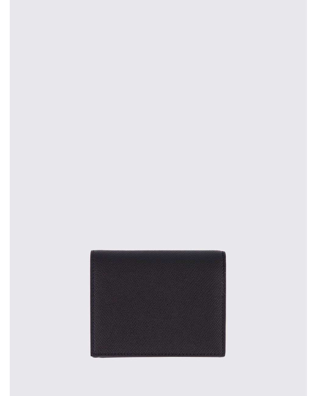 Ferragamo White Gancini Grained Leather Wallet