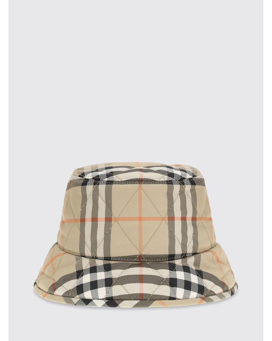 Burberry Natural Check Nylon Bucket Hat for men