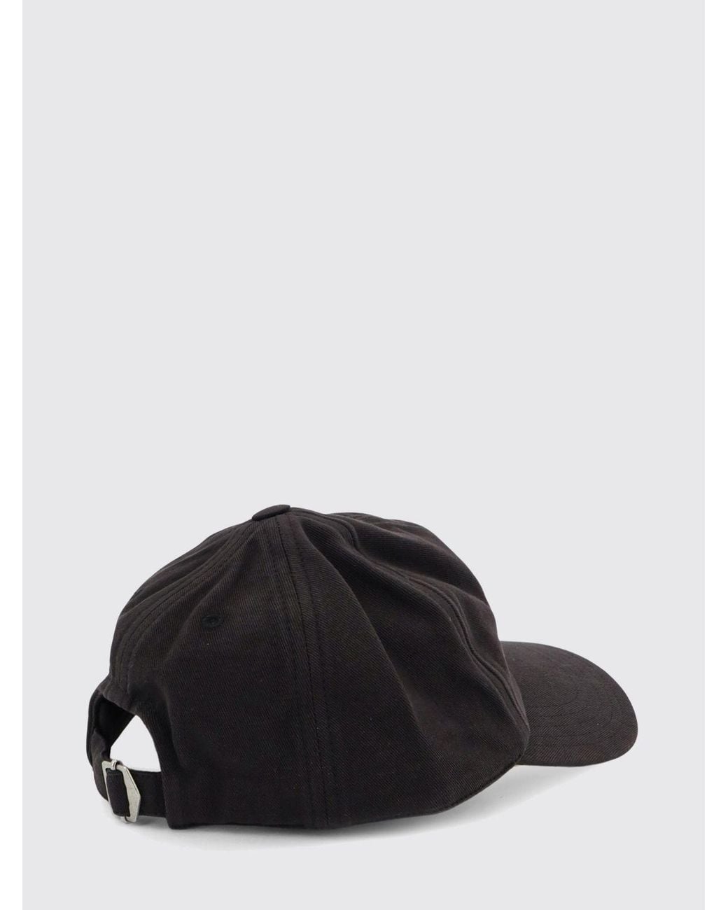 Isabel Marant Black Tomas Cotton Baseball Cap With Embroidered Logo