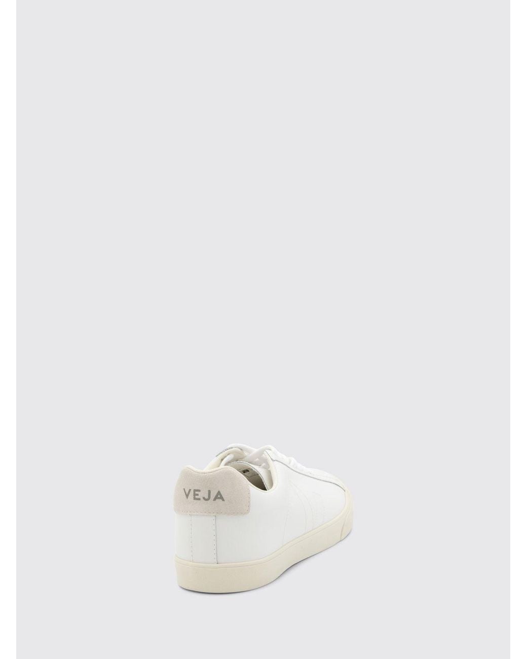 Veja White Esplar Low Top Leather Trainers From Sustainable Materials for men