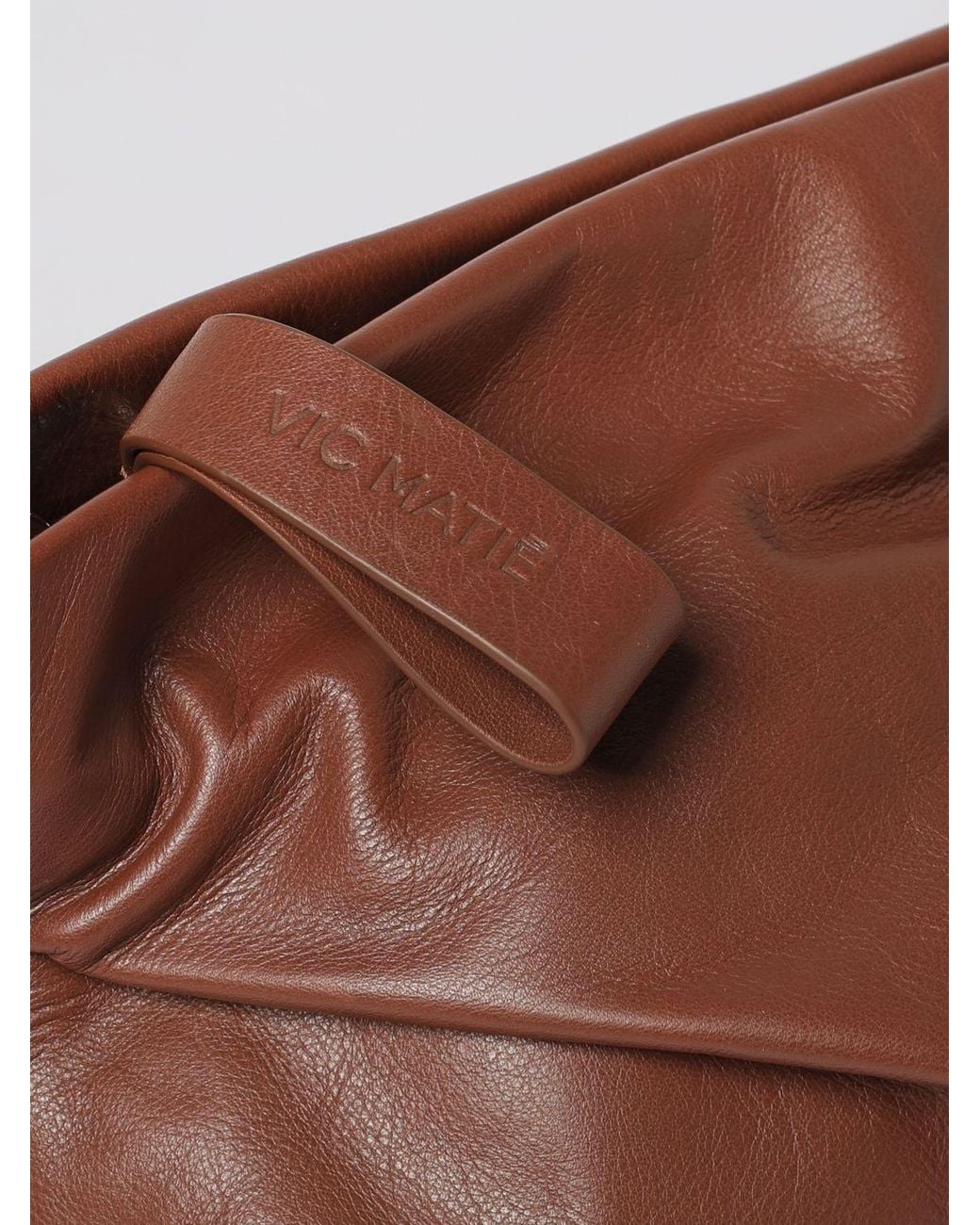 Vic Matié Brown Shoulder Bag