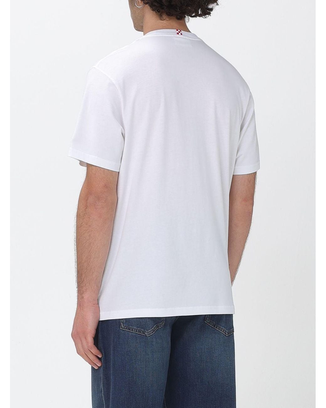 Mc2 Saint Barth White Cotton Crew Neck T-Shirt for men