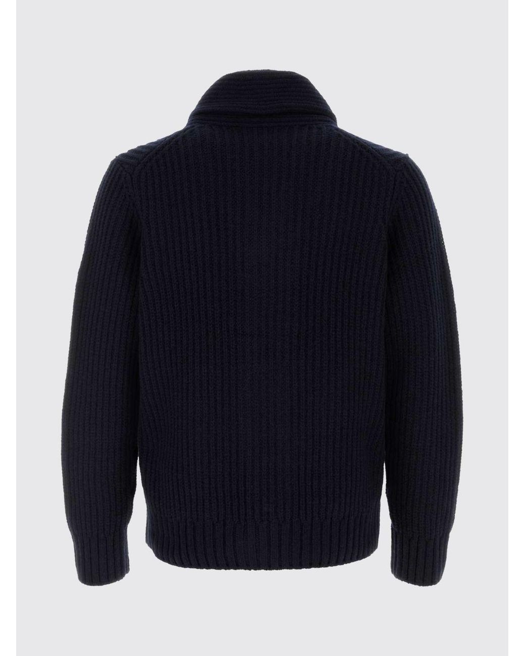 Closed Blue Shawl Collar Cardigan for men