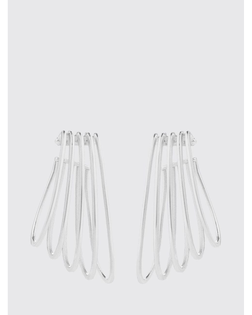 FEDERICA TOSI White La Cage Plated Bronze Ear Cuff