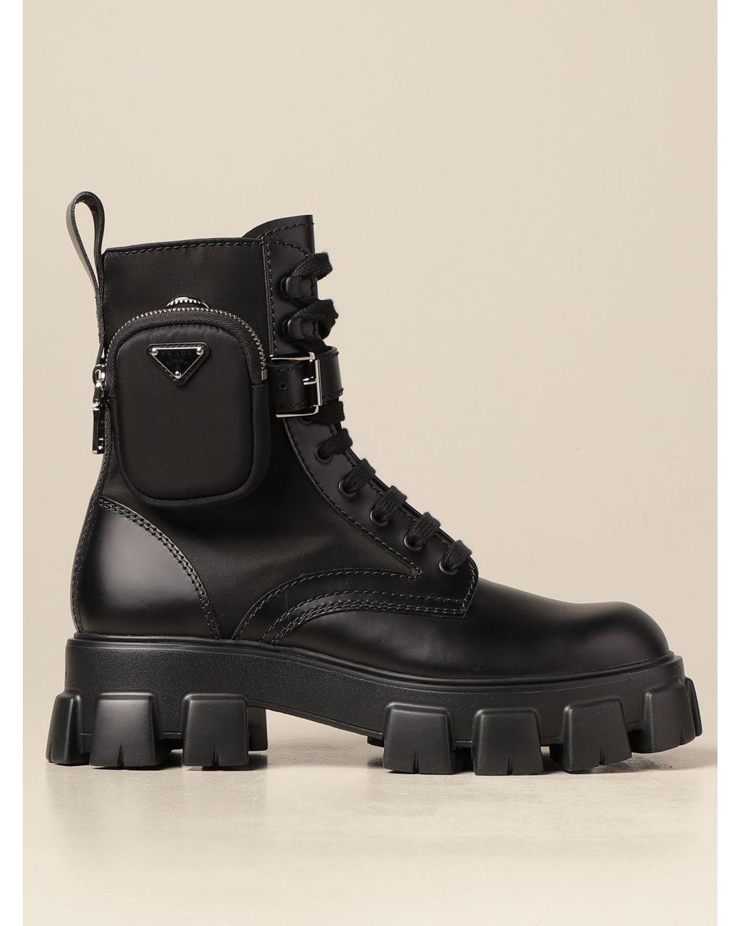 Prada Boots in Black for Men - Lyst