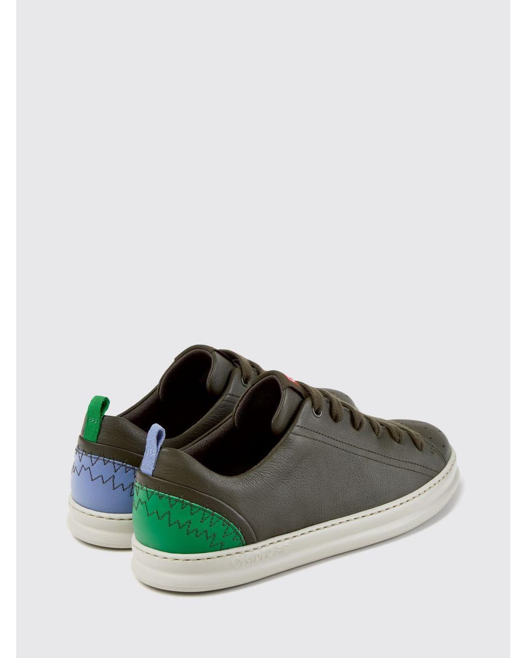 Camper Green Bicolor Twins Low-Top Sneakers for men