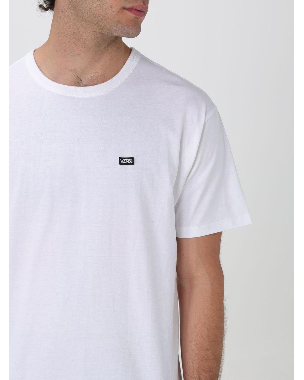 Vans t store shirt white