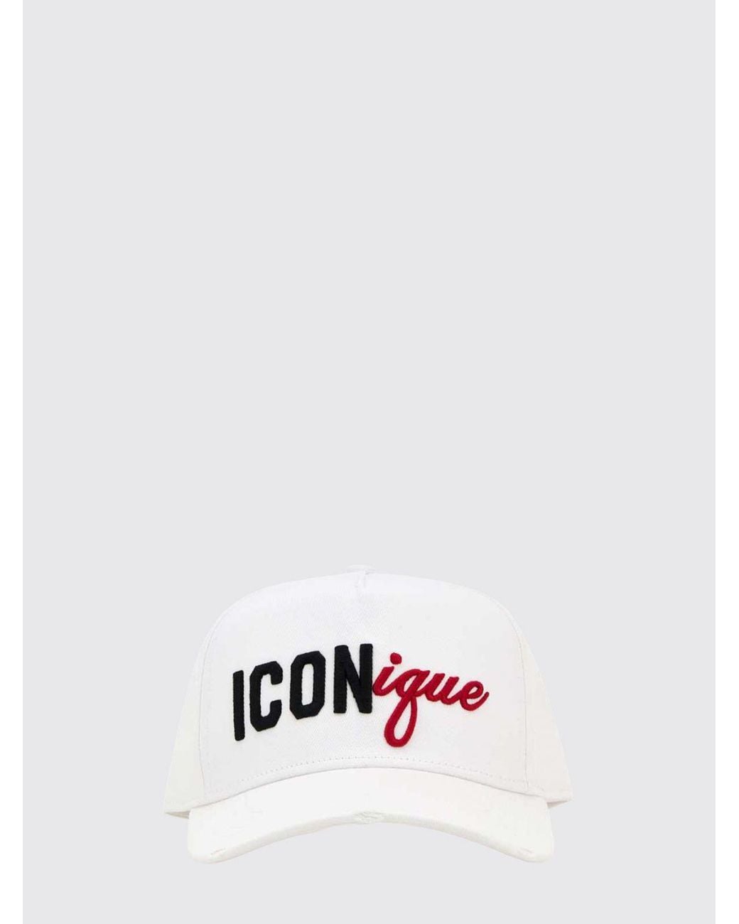 DSquared² Baseballkappe Aus Baumwolle Mit Festem Schirm Und Gesticktem Logo in White für Herren
