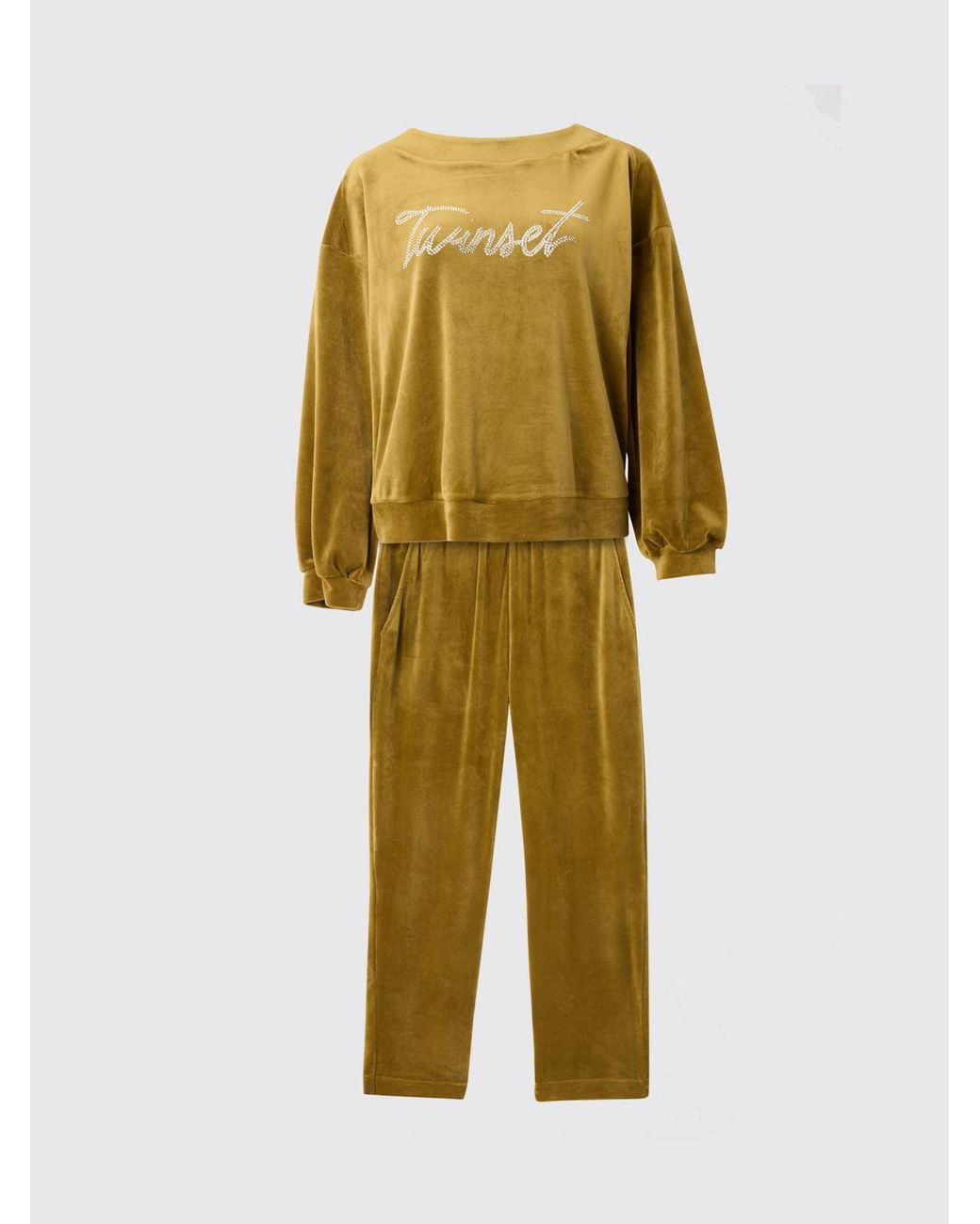 Twinset Yellow Jumpsuit