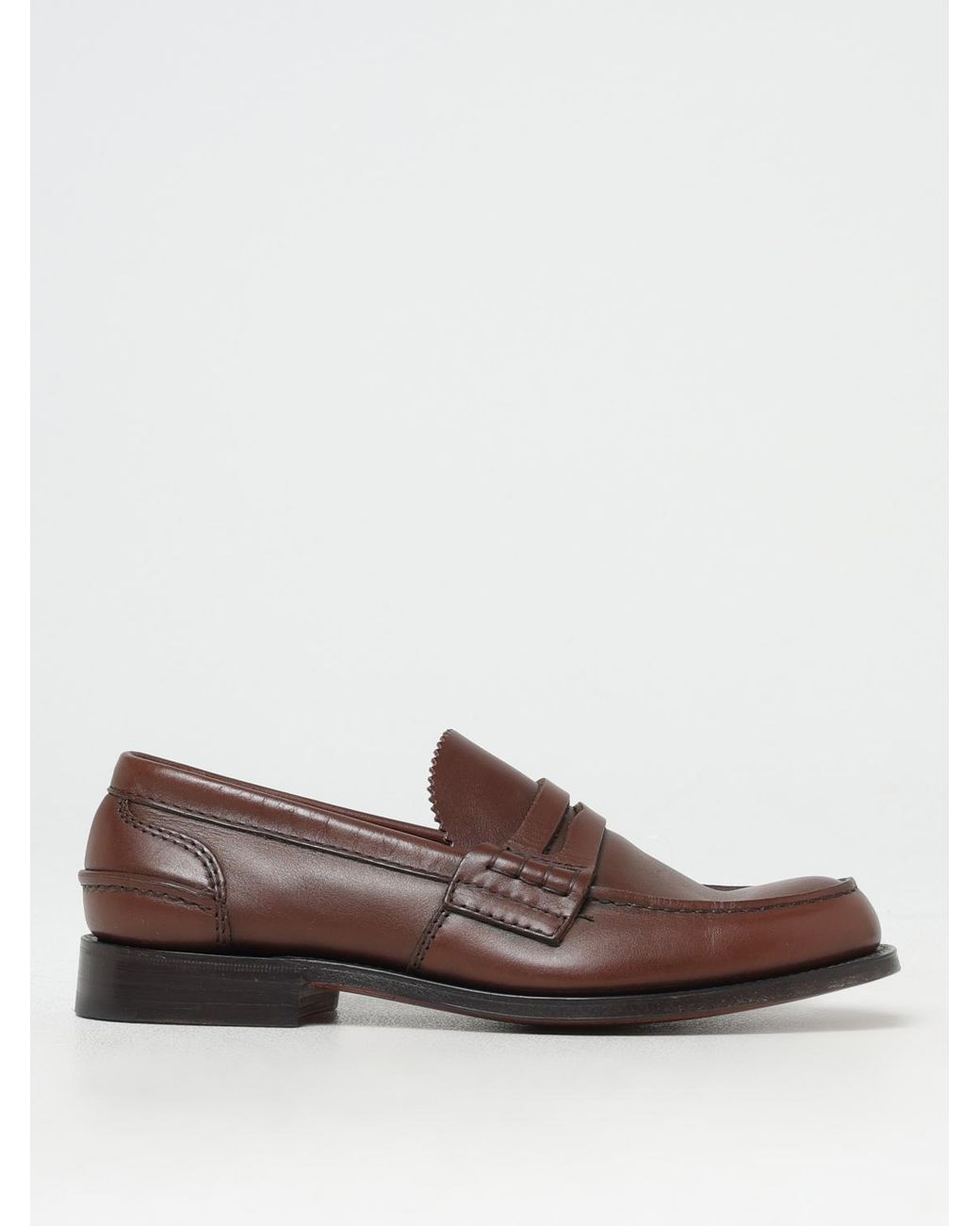 Church's Brown Leather Loafers for men