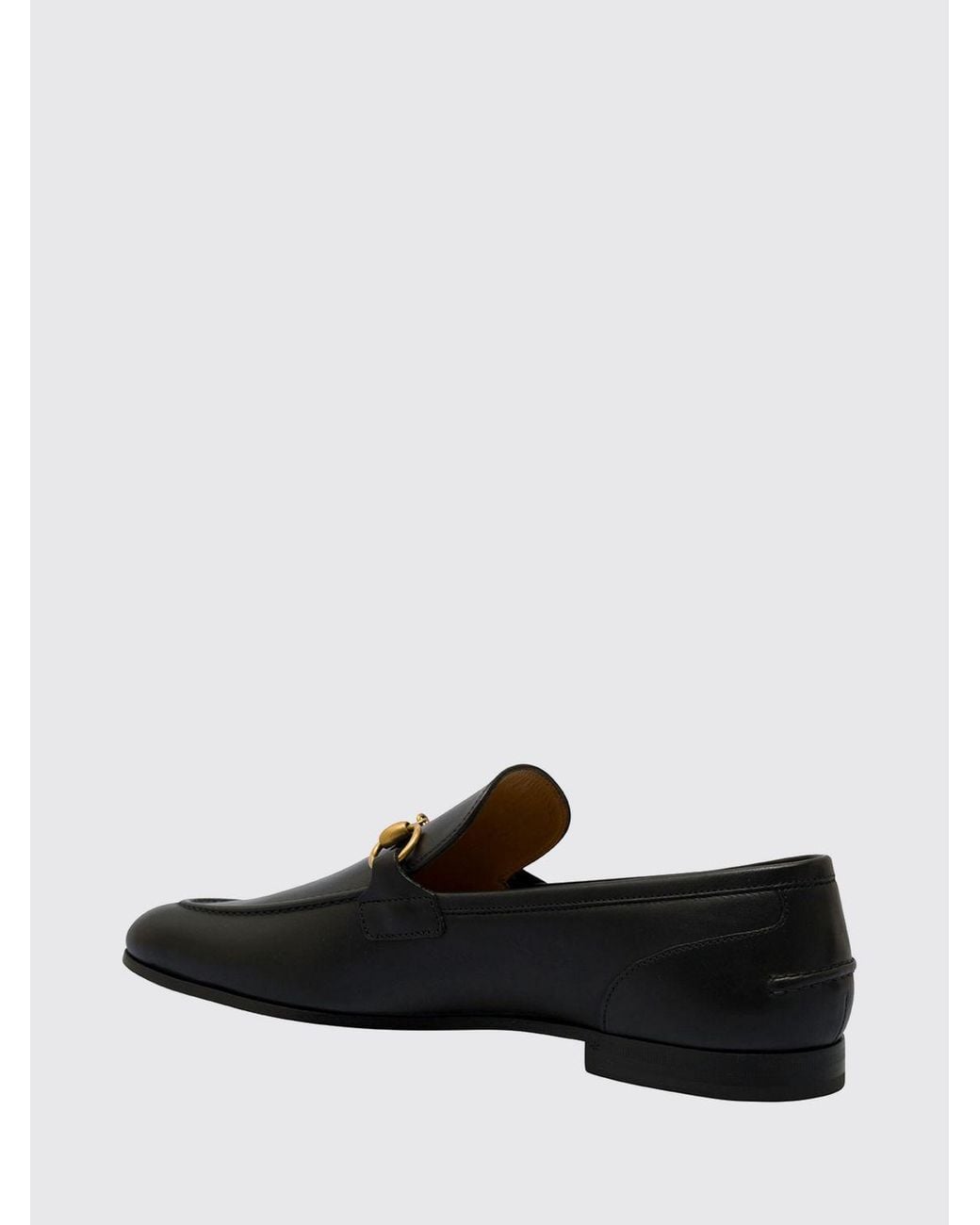 Gucci White Smooth Calfskin Loafers With Horsebit Detail And Leather Sole for men