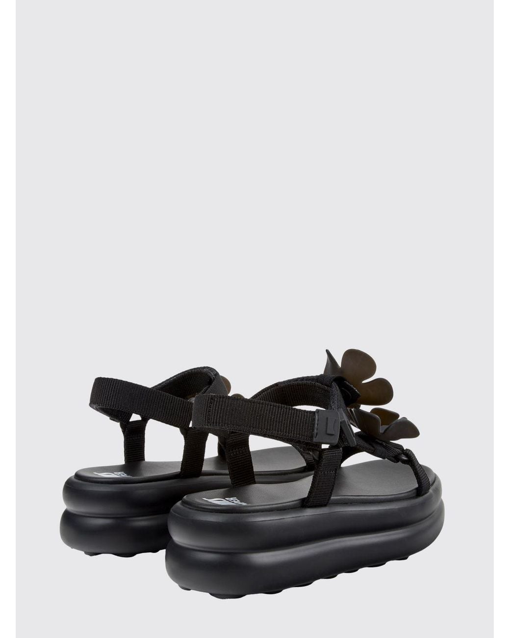 Camper Black Twins Sandal