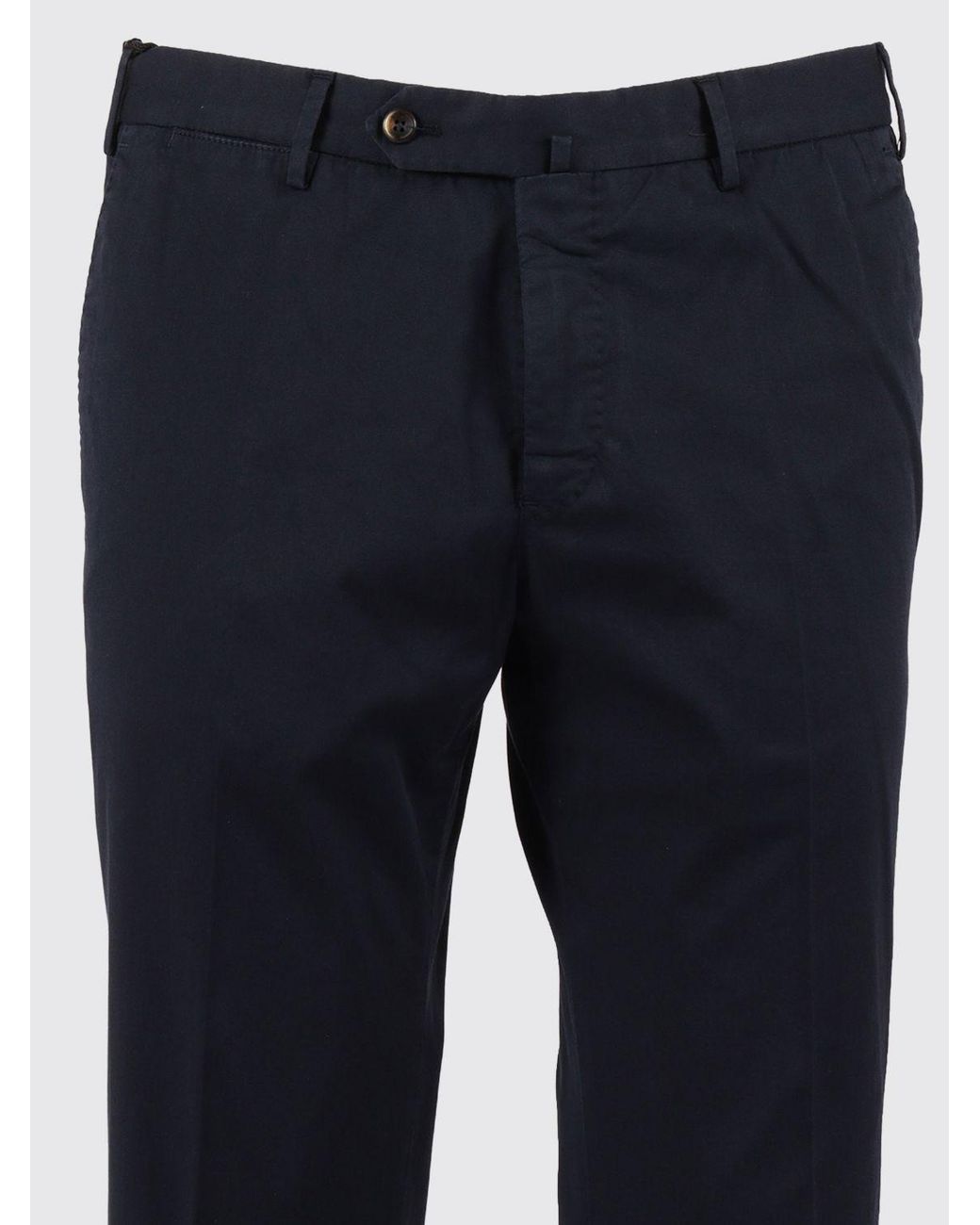 PT01 Blue Stretch Cotton Chino Trousers for men