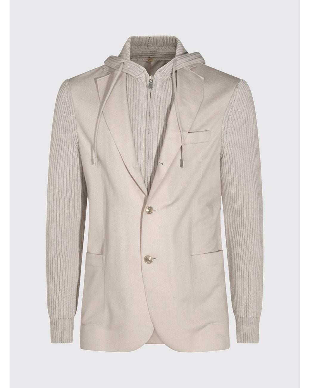 Blazer di Eleventy in Natural da Uomo