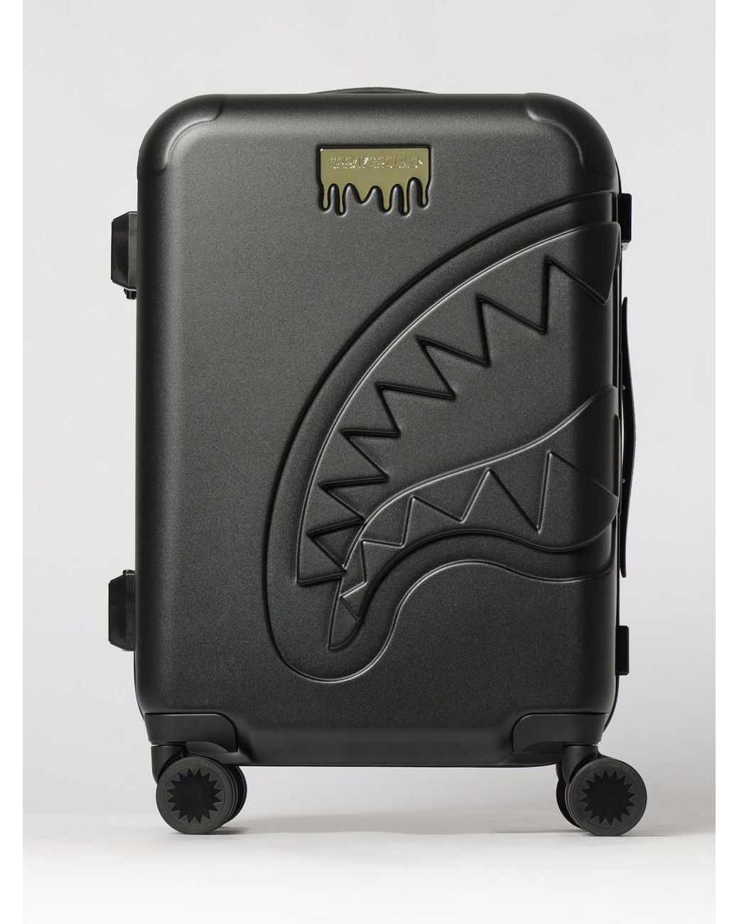 Sprayground Gray Polycarbonate Trolley With Embossed Logo for men