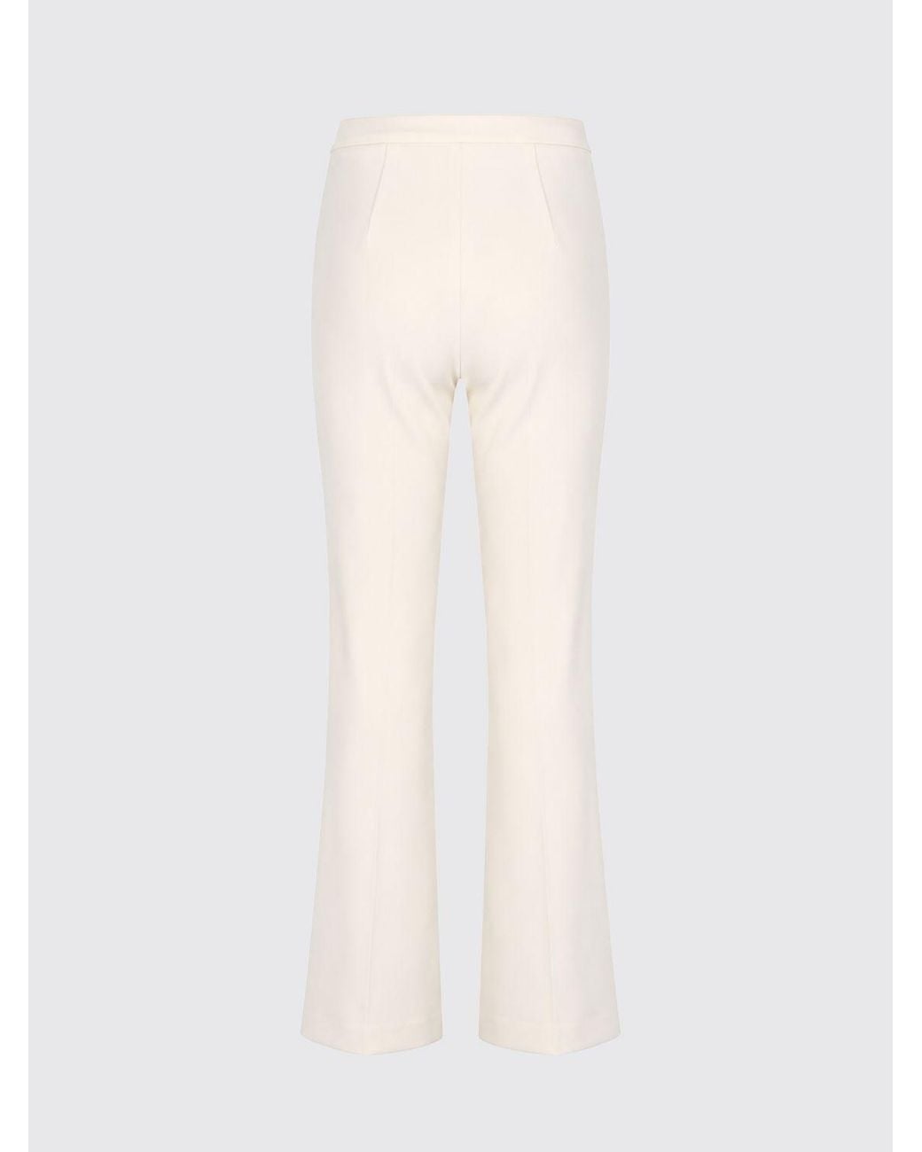 Elisabetta Franchi Pink High-Waisted Skinny Stretch-Crêpe Trousers