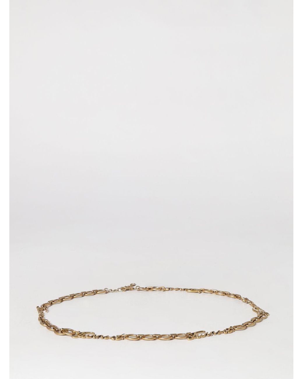 Twinset Natural Metallic Mesh Belt
