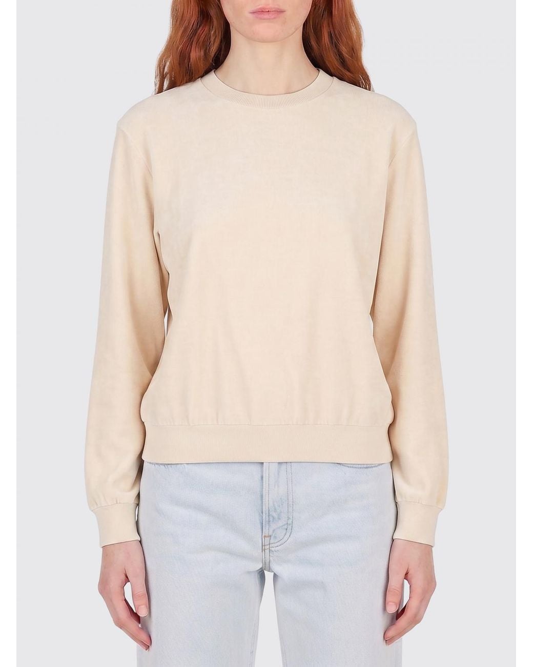 Aspesi Blue Cotton Crew Neck Sweater