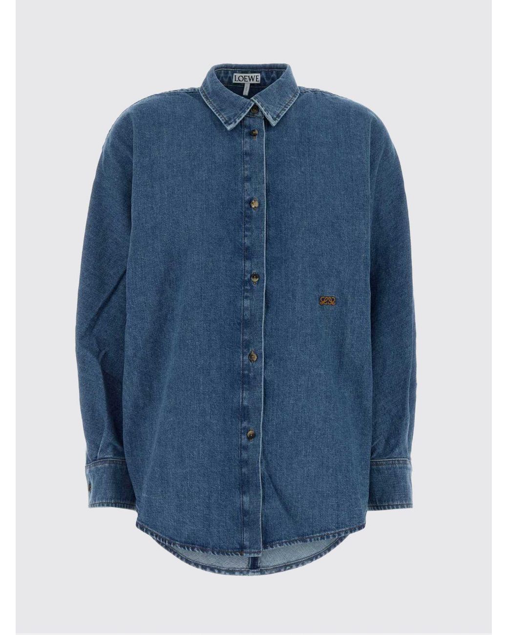 Camicia Relaxed Fit di Loewe in Blue