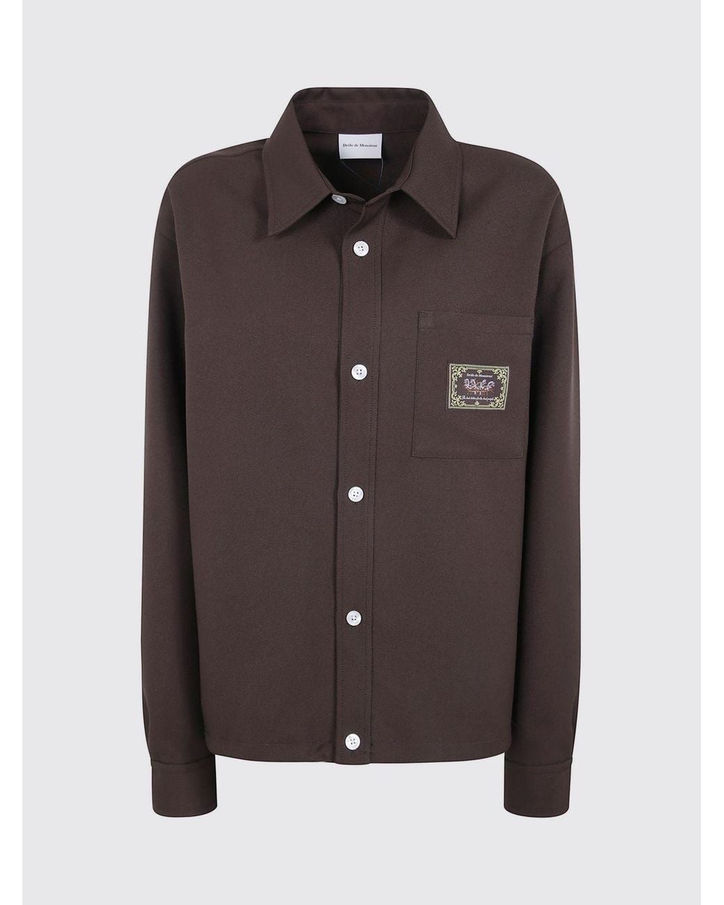 Drole de Monsieur Brown Shirt for men
