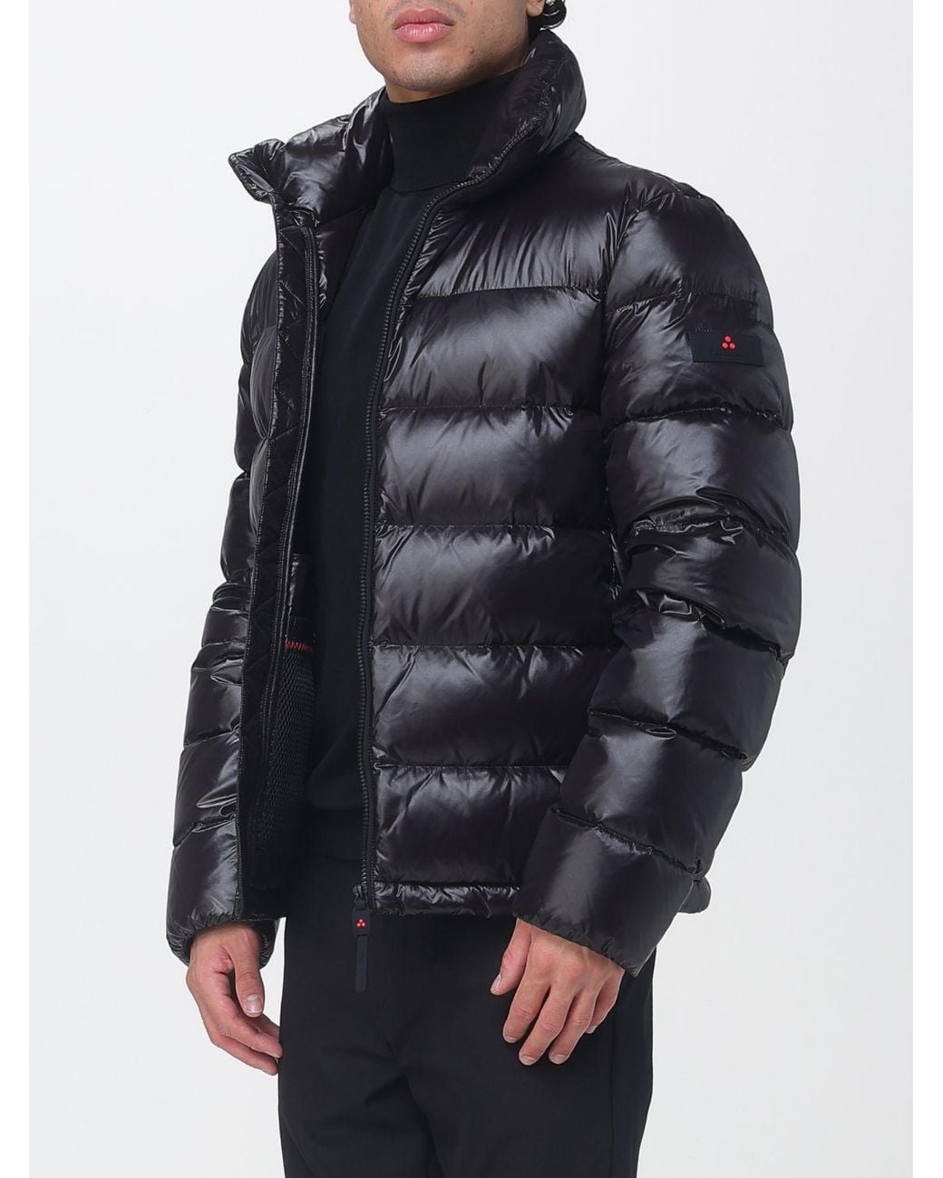 Peuterey Blue Keke Water-Repellent Quilted Nylon Down Jacket With High Neck for men