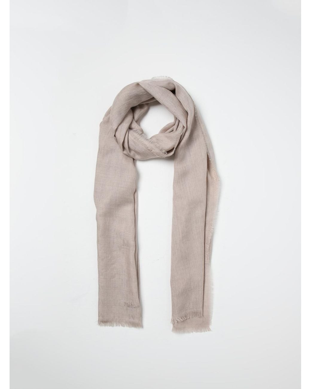 Max Mara White Scarf